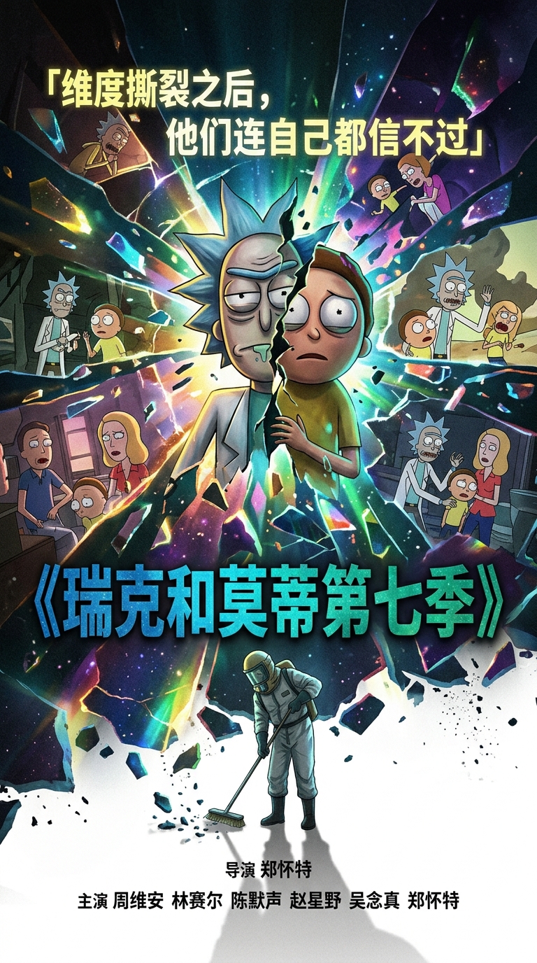 《瑞克和莫蒂第七季》海报